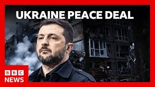 Zelensky reveals key points of draft settlement deal for Ukraine | BBC News