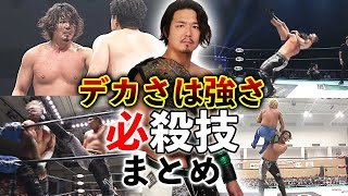 【ジェイク・リー必殺技集】大きく、賢く、打たれ強い！無敵の強さを誇る王者、必殺技集！デカいやつは生物的に強い！ネコがライオンには勝てないだろう？10.28福岡はABEMA無料生中継&チケット発売中！