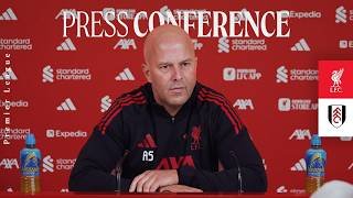 LIVE: Arne Slot's pre-match press conference | Liverpool vs Fulham