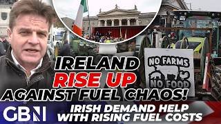 Irish protesters RAGE against cost of fuel crisis - 'Farmers have MASSIVE support!'