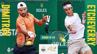 Grigor Dimitrov vs Tomas Martin Etcheverry Match Highlights 🤩 | Rolex Monte-Carlo Masters 2026