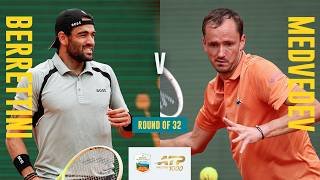 Daniil Medvedev vs Matteo Berrettini Match Highlights 😯 | Rolex Monte-Carlo Masters 2026