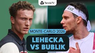 Jiri Lehecka Battles Alexander Bublik 👊 | Monte-Carlo 2026 Match Highlights