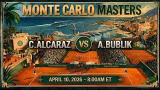 [🔴LIVE] Alcaraz vs Bublik | Quarterfinals | ATP Monte Carlo 2026 Live Score & Match Stats