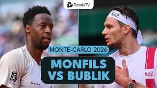 Gael Monfils Takes On Alexander Bublik! 💥 | Monte-Carlo 2026 Match Highlights