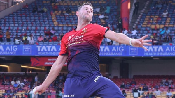 Hazlewood returns as Royals ask RCB to bat in rain-hit game