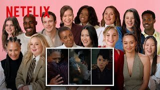 The Bridgerton Cast Reacts to Season 4 Part 1 | Netflix