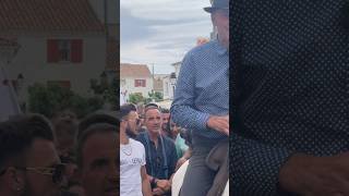 Nikos Aliagas at Gypsy Pilgrimage - the Black Madonna, St Sara