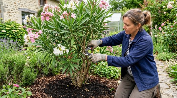 Laurier-rose : avant fin avril, ce n’est pas la taille qui compte mais ce geste oublié sinon votre floraison est fichue