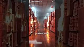 Disgruntled employee arrested for allegedly setting California toilet paper warehouse on fire