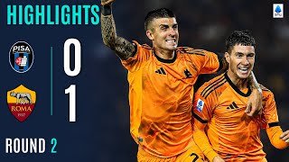 PISA-ROMA 0-1 | HIGHLIGHTS | Ferguson and Soulè Combine! | Serie A 2025/26