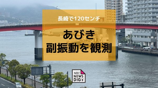 【注意】長崎沿岸で「あびき」発生中　最大120センチの潮位変動 船舶被害に注意（NBC長崎放送） - Yahoo!ニュース