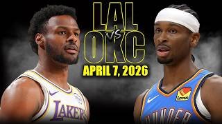 Los Angeles Lakers vs Oklahoma City Thunder Full Game Highlights – April 7, 2026 | NBA Season