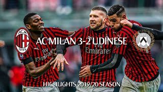 Highlights | AC Milan 3-2 Udinese | Matchday 20 Serie A TIM 2019/20