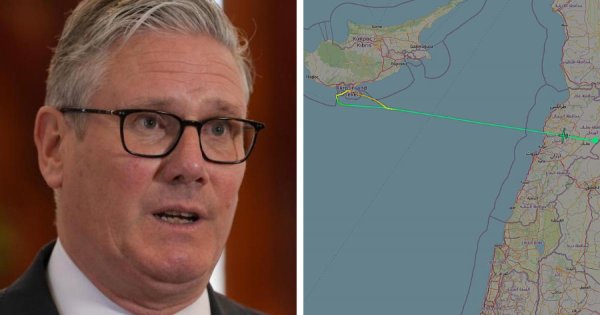 Keir Starmer under pressure as RAF spy plane circled Lebanon during Israel attacks