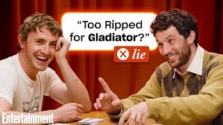 Paul Mescal & Josh O’Connor Lie to Each Other | Entertainment Weekly