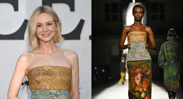 Carey Mulligan’s Artistic Red Carpet Moment in Dries Van Noten