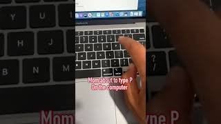 When mom types “P” on your computer 😭💀#shorts #viral