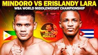 🔴BREAKING! PINOY WELJON MINDORO VS ERISLANDY LARA FOR WBA WORLD TITLE latest boxing fights 2026