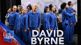 "When We Are Singing" - David Byrne (LIVE on The Late Show)