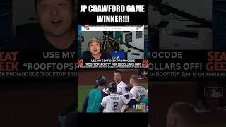 JP Crawford Game Winner over the Astros!!! #Mariners #MLB