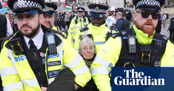 More than 500 people arrested at Palestine Action protest in London