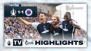Highlights | Falkirk 1-1 Rangers | Cartwright cracker earns dominant Bairns a point.