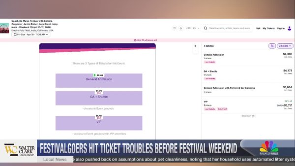 Coachella festivalgoers report ticket issues, hacked accounts ahead of opening weekend