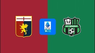 GENOA vs SASSUOLO🔴DIRETTA LIVE  SERIE A TELECRONACA STATISTICHE & PARTITA LIVE