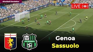 🔴 In Diretta- Genoa vs Sassuolo | Serie A 25/26 | Simulazione di eFootball PES21