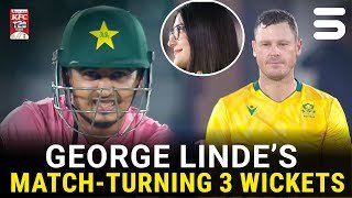 George Linde 3 Wickets in Style | Pakistan vs South Africa T20 Series 2025 | 1st T20I | PCB | M3U1K