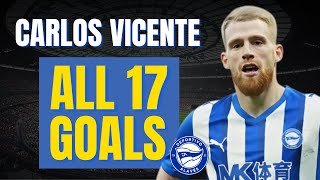 Carlos Vicente - ALL 17 GOALS FOR DEPORTIVO ALAVÉS SO FAR | Skills & Highlights