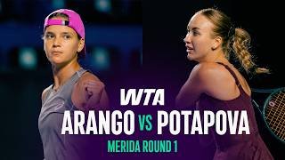 Emiliana Arango vs. Anastasia Potapova | 2026 Merida Round 1 | WTA Match Highlights