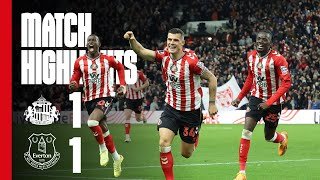 Xhaka Maintains Unbeaten Home Record | Sunderland AFC 1 - 1 Everton | Premier League Highlights