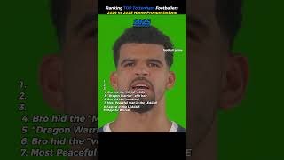 Ranking TOP Tottenham Footballers 2024 vs 2025 Name Pronunciation #football #premierleague #spurs