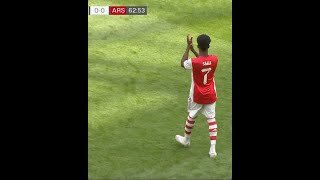 Bukaya Saka's INCREDIBLE reaction at Tottenham Hotspur Stadium 🤝🤍