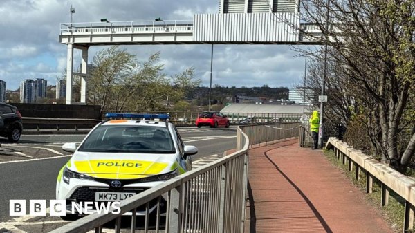 River Tyne search for man as woman arrested