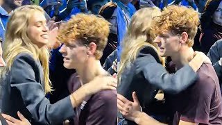 Sinner’s Emotional Hug with Girlfriend Laila Hasanovic after Winning Nitto ATP Finals 2025