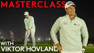 Viktor Hovland Ball Striking Lesson in Dubai