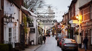 Knutsford, Cheshire |Old town in England| Walking Around Centre Of Knutsford Virtual Walk 4K Video