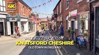 Knutsford, Cheshire Old Town In England Village Walking Tour 2022 (4K UHD)