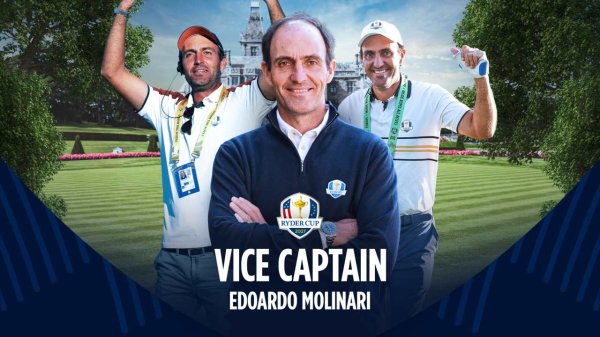 Edoardo Molinari Named Vice Captain For The 2027 Ryder Cup