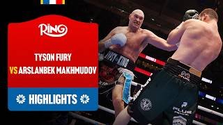 Tyson Fury DOMINATES Arslanbek Makhmudov In Return | FIGHT HIGHLIGHTS