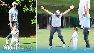 Rory McIlroy's daughter Poppy upstages her dad with astonishing putt