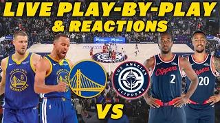 Golden State Warriors vs Los Angeles Clippers | Live Play-By-Play & Reactions