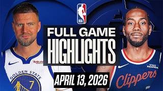 CLIPPERS vs WARRIORS FULL GAME HIGHLIGHTS APRIL 13, 2026 NBA HIGHLIGHTS TODAY NBA 2K26 GAMEPLAY