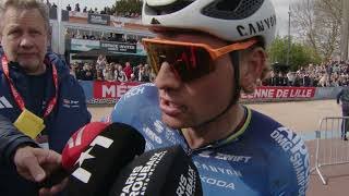 Mathieu van der Poel - Interview at the finish - Paris-Roubaix 2026