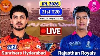 SRH Vs RR 20th T20 Live Match Score | Live Score Analysis & Commentary | IPL 2026 Cricket Match