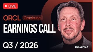 Oracle Corp. Q3 FY26 Earnings Call | $ORCL | 🔴 WATCH LIVE