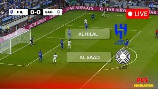 🔴 Al Hilal vs Al-Sadd LIVE ⚽ AFC Champions League 2026 Clash | PES 21 Simulation Gameplay